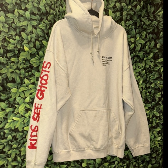 Gildan Kayne West X Takashi Murakami X KidCudi KIDS SEE GHOSTS Hoodie Merch2018 - Picture 1 of 16